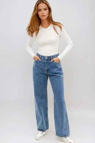 Jeans - Lichtblauw - Monki