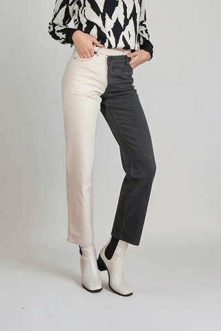 Jeans - Zwart en Wit - Monki