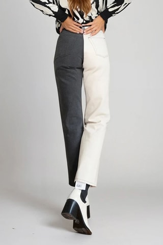 Jeans - Zwart en Wit - Monki