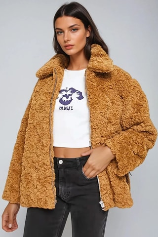 Abrigo - Marrón - Monki