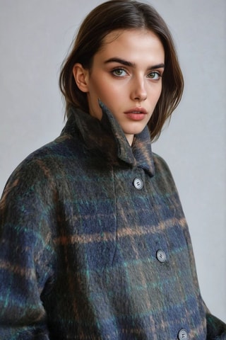 Abrigo - Azul marino - Monki