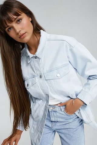 Chaqueta vaquera - Azul claro - Monki