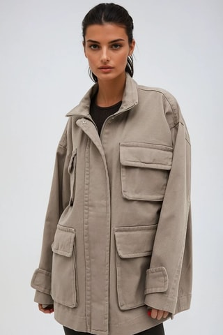 Chaqueta - Marrón - Monki