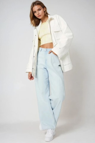 Chaqueta - Blanco - Monki