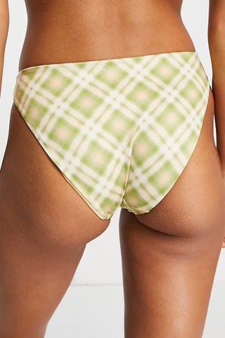 Bikinibroekje - Lichtgroen en Ecru - Weekday