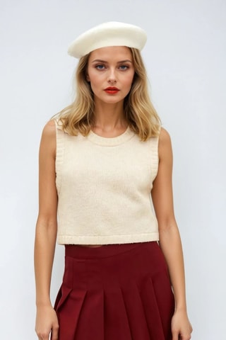 Top - Beige - Monki