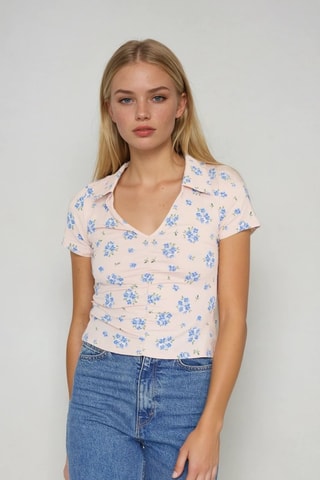 Top - Rosa empolvado - Monki