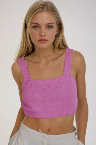 Crop top - Rosa - Monki