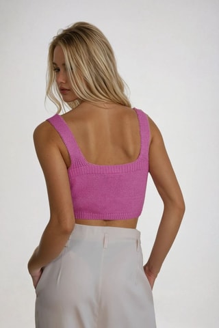 Crop top - Rosa - Monki