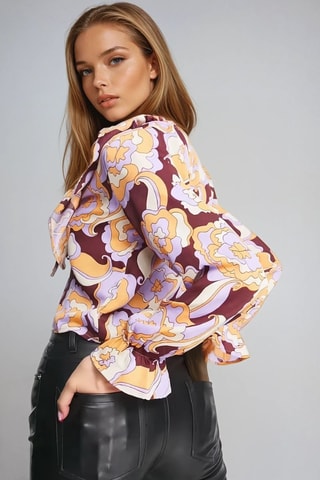 Crop top - Marrón - Monki