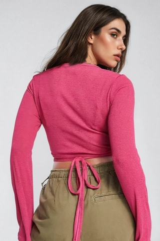 Crop top - Rosa - Monki