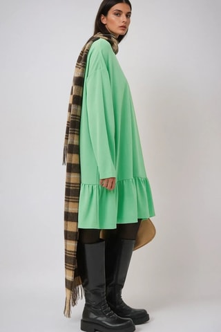 Trapeziumjurk - Groen