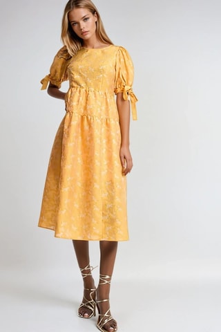 Vestido midi - Naranja - Monki