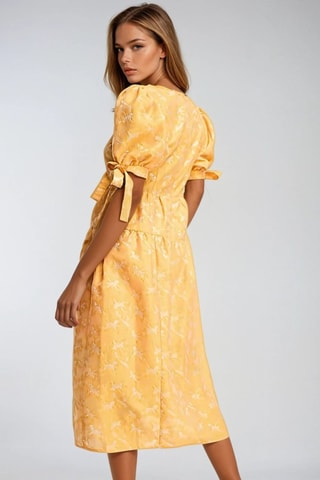 Vestido midi - Naranja - Monki