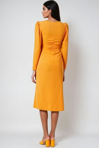 Vestido midi - Naranja - Monki