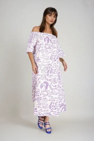 Vestido largo - Blanco - Monki