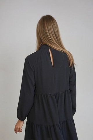 Trapezium Jurk - Zwart