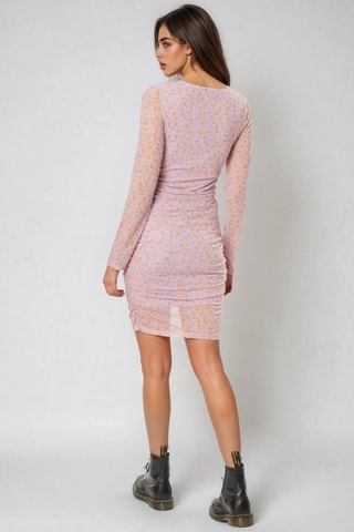 Nauwaansluitende Jurk - Paars