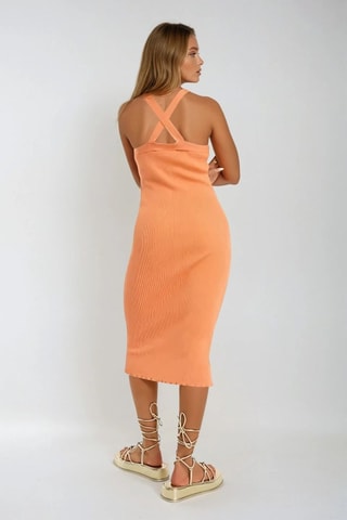 Vestido midi - Naranja - Monki