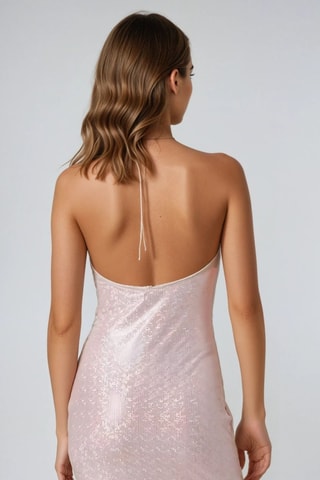 Rechte Jurk - Zachtroze