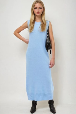 Vestido largo - Azul claro - Monki