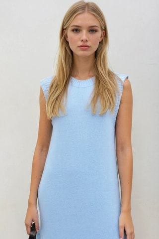 Vestido largo - Azul claro - Monki