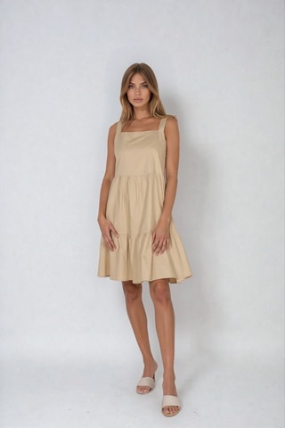 Skaterjurk - Beige - Monki