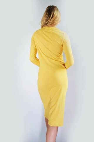 Nauwaansluitende Jurk - Geel - Monki
