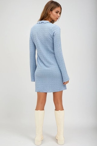 Trapeziumjurk - Hemelsblauw - Monki