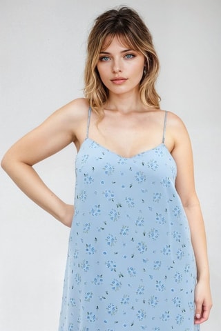 Vestido recto - Azul - Monki