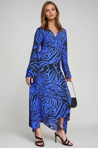 Lange Jurk - Donkerblauw - Monki