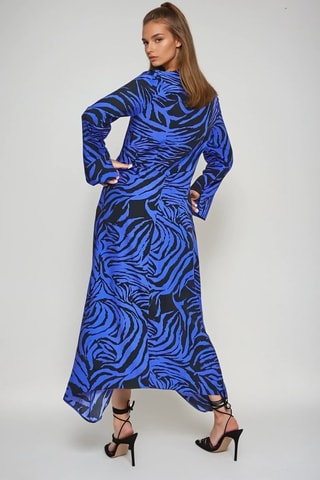 Lange Jurk - Donkerblauw - Monki