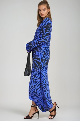 Lange Jurk - Donkerblauw - Monki