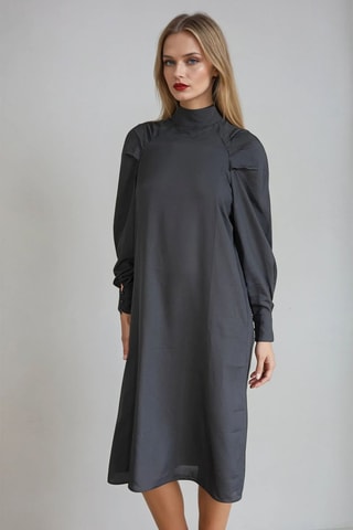 Rechte Jurk - Zwart - Monki