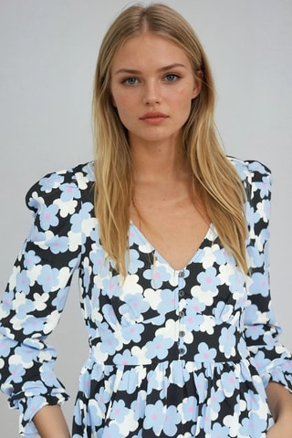 Skaterjurk - Hemelsblauw - Monki