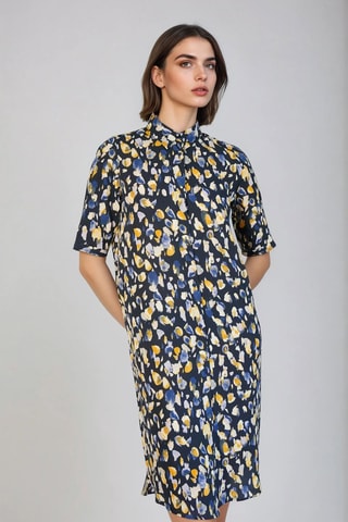 Blouse-jurk - Zwart - Monki