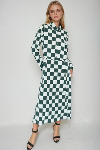 Trapeziumjurk - Lichtgroen - Monki