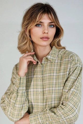 Blouse - Olijfgroen - Monki