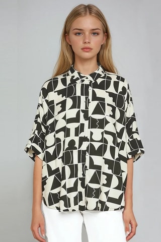 Blouse - Zwart - Monki