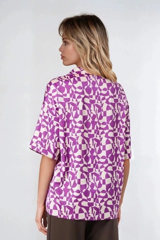 Blouse - Paars - Monki