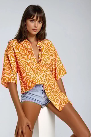 Blouse - Oranje
