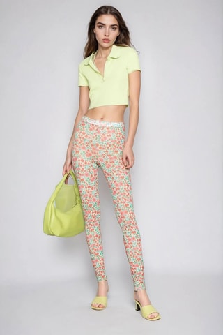 Legging - Lichtgroen - Monki