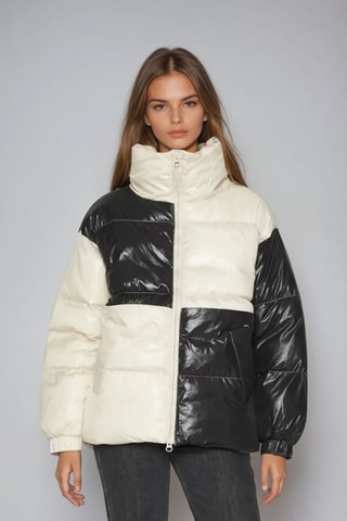 Anorak - Negro y beige - Monki