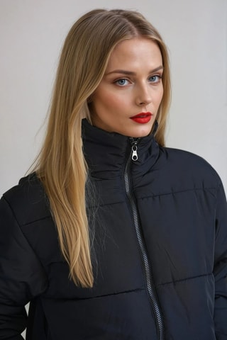 Anorak largo - Negro - Monki