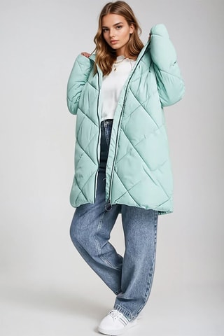 Anorak largo - Verde - Monki