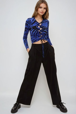 Top - Koningsblauw - Monki