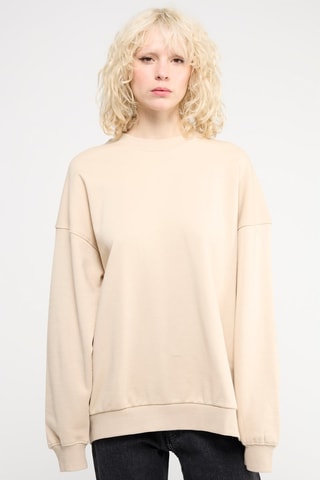 Sudadera - Beige - Weekday