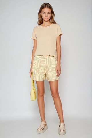 Short - Beige en Geel