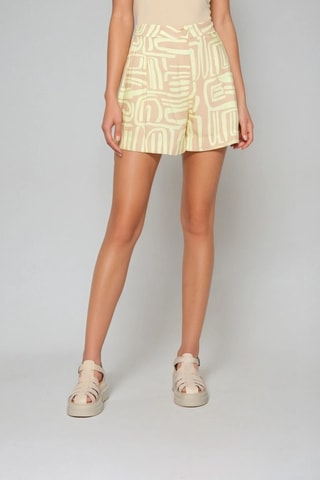 Short - Beige en Geel