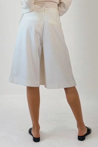 Driekwart Broek Hoge Taille - Wit - Monki